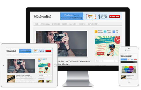  Minimalist WordPress Theme 