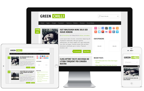 Greenchili Free WordPress Theme
