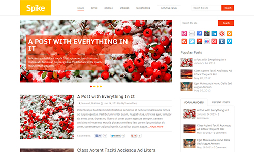 Spike WordPress Theme