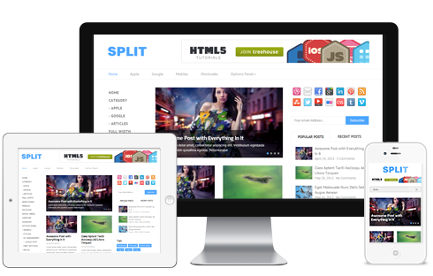 Split WordPress Theme