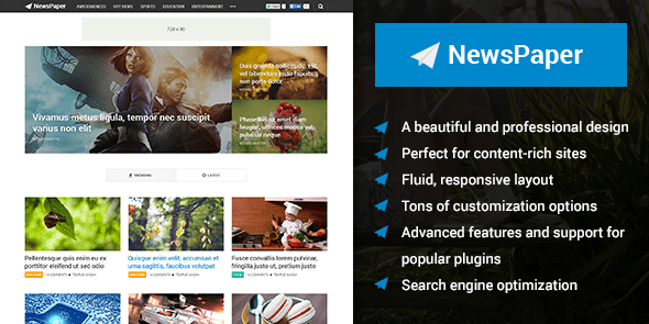 Newspaper Beautiful Magazine Wordpress Theme Mythemeshop