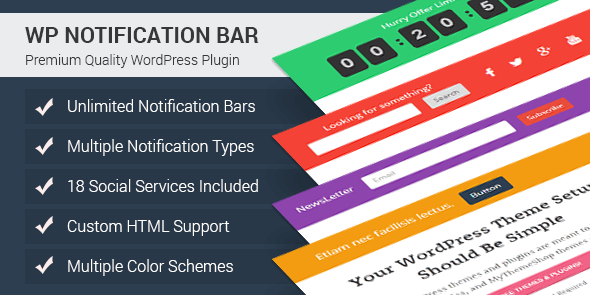 Wp Notification Bar Premium Notification Wordpress Plugin Mythemeshop