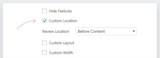 Custom Location