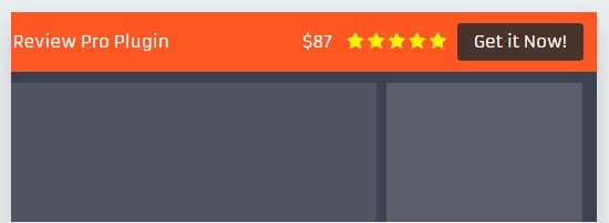 Show Notification Bar with Star Ratings