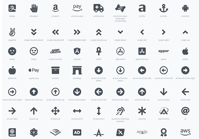 FontAwesome Icons Included