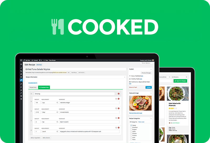 Cooked – Recipe Plugin Compatible