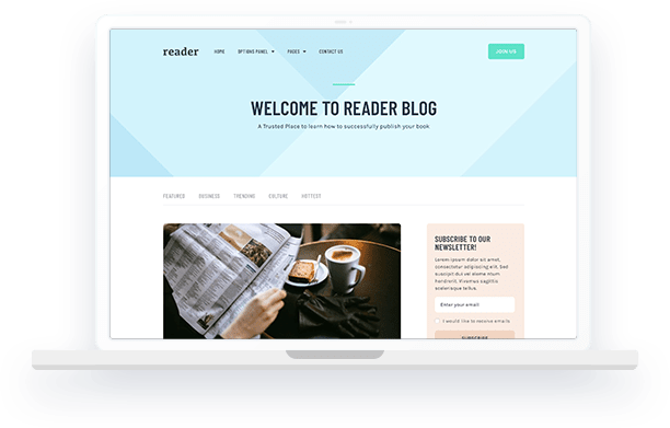 Reader WordPress Theme