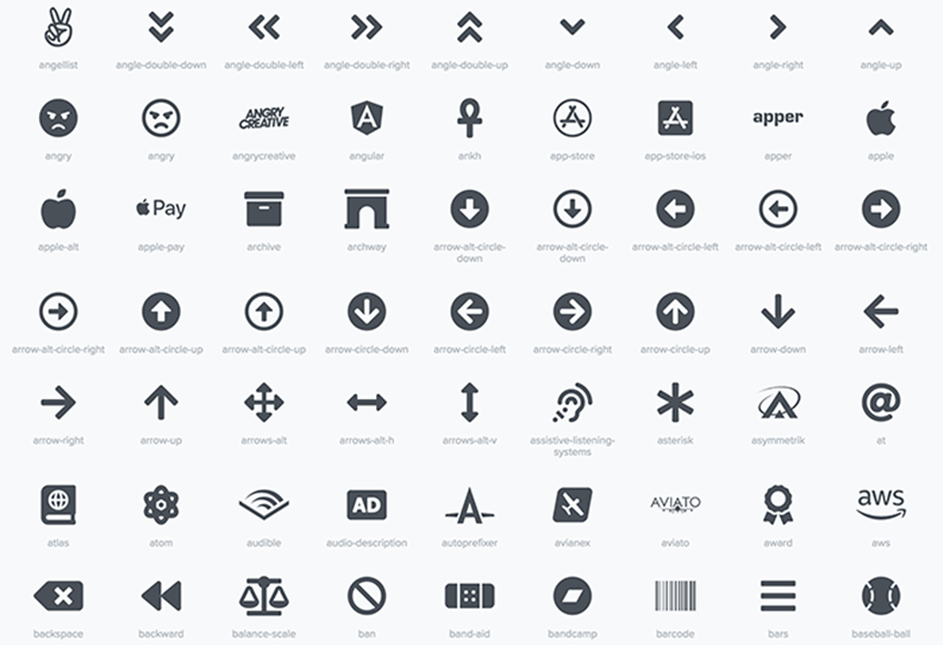 FontAwesome Icons Included