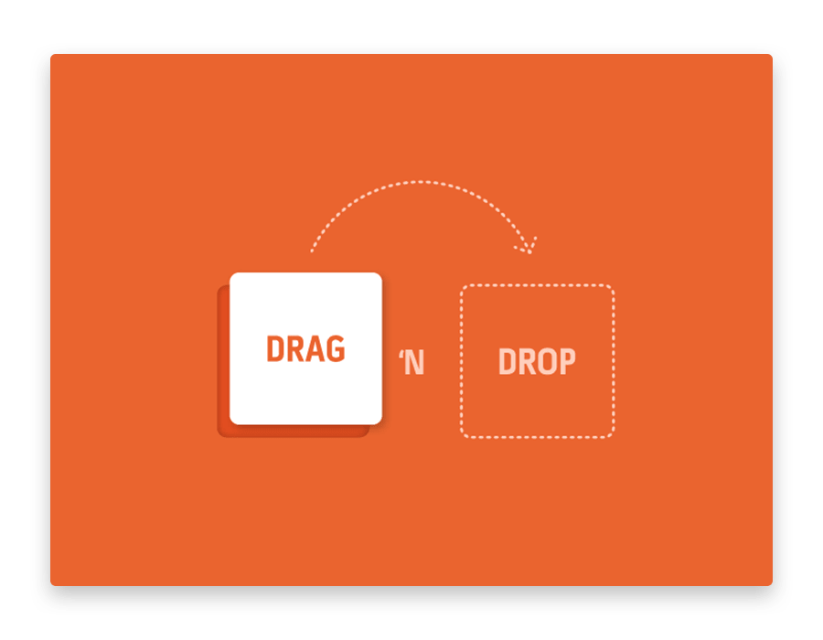 Drag and Drop Homepage Sections