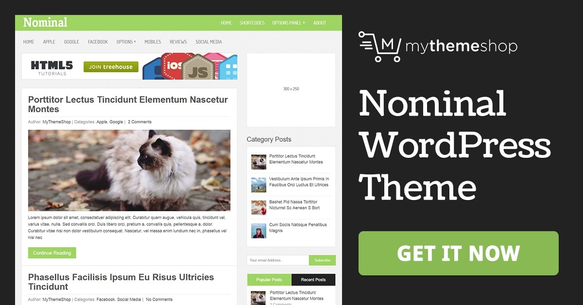 Nominal - Premium WordPress Blog Theme @ MyThemeShop