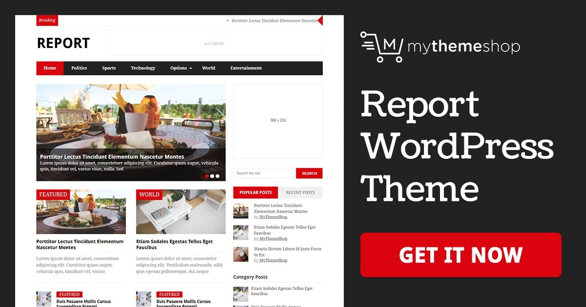 Report - News Magazine WordPress Theme @ MyThemeShop