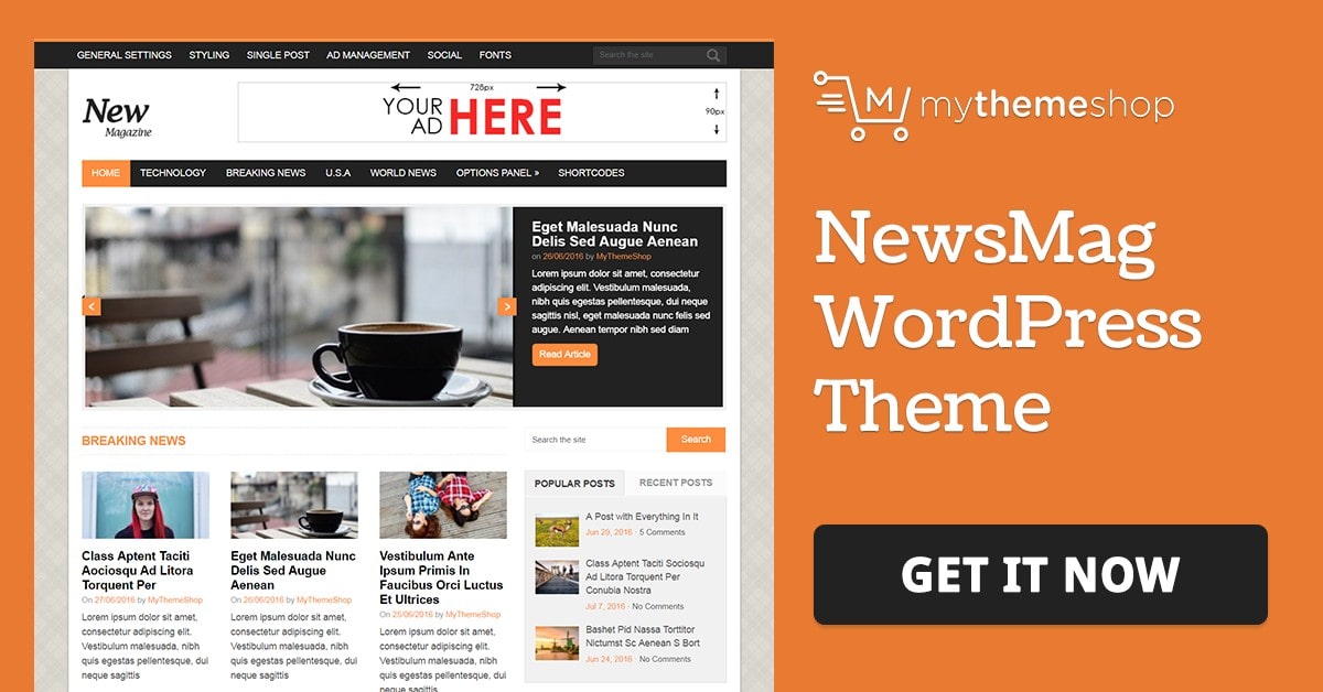 NewsMag - Premium News Magazine WordPress Theme @ MyThemeShop