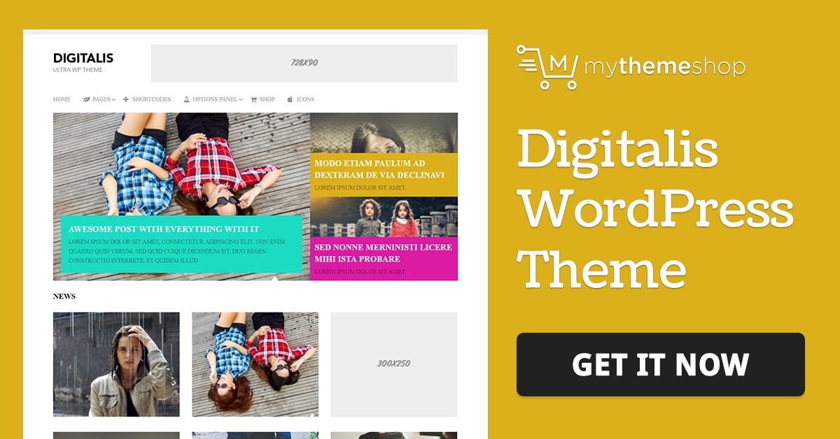 Digitalis - Premium Blog + eCommerce WordPress Theme @ MyThemeShop