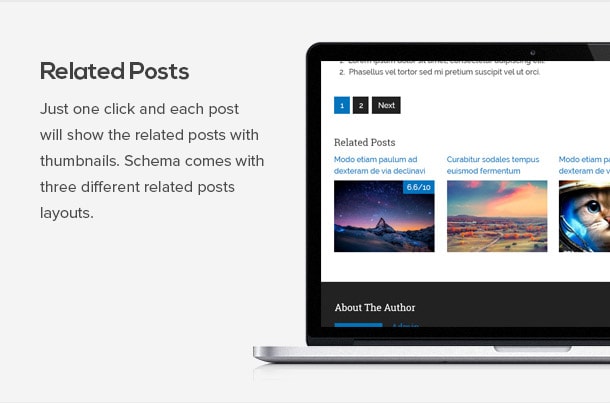 Just one click and you can add related posts with thumbnails on every posts.