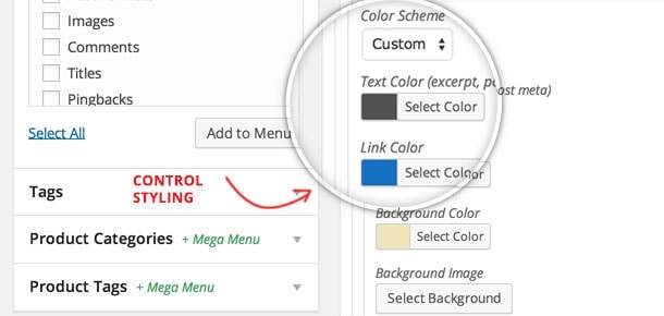 WP Mega Menu Plugin Style 2