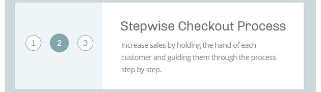 Increase sales by holding the hand of each customer and guiding them through the process step by step.