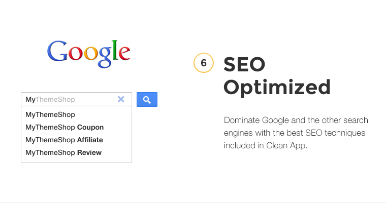 Dominate Google and the other search engines with the best SEO techniques included in CleanApp.