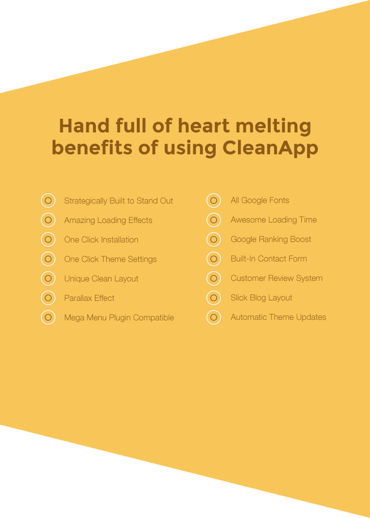 Just some of the benefits of using CleanApp