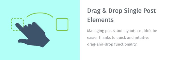 Drag & Drop Single Post Elements