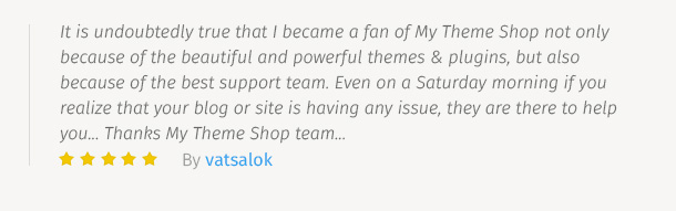 MyThemeShop Testimonial 9