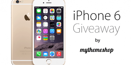iPhone 6 Giveaway by MyThemeShop