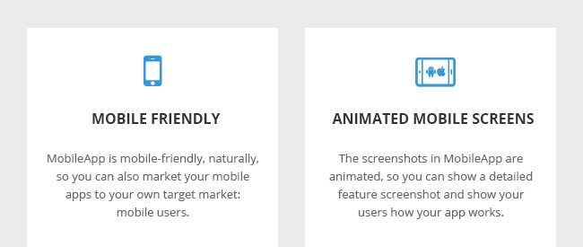 Mobile Friendly and Animated Mobile Screens