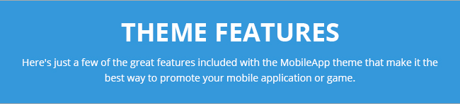 mobileapp theme features