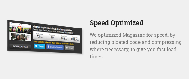 Speed Optimized