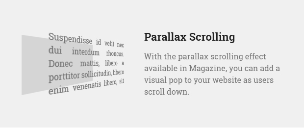 Parallax Scrolling