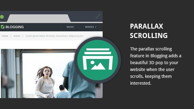 Blogging - Parallax Scrolling