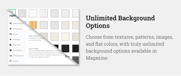 Unlimited Background Options