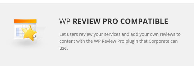 WP Review Pro Compatible