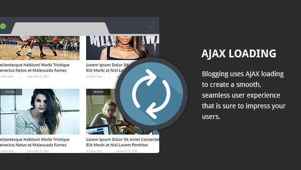 Blogging - Ajax Loading