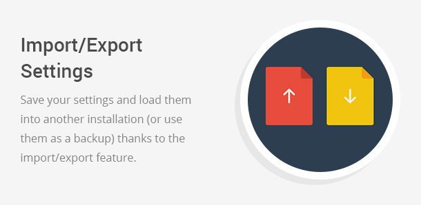 Import Export Settings