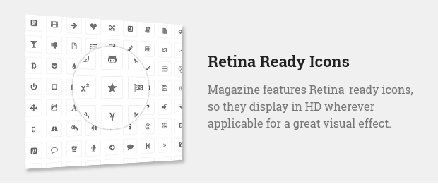 Retina Ready Icons