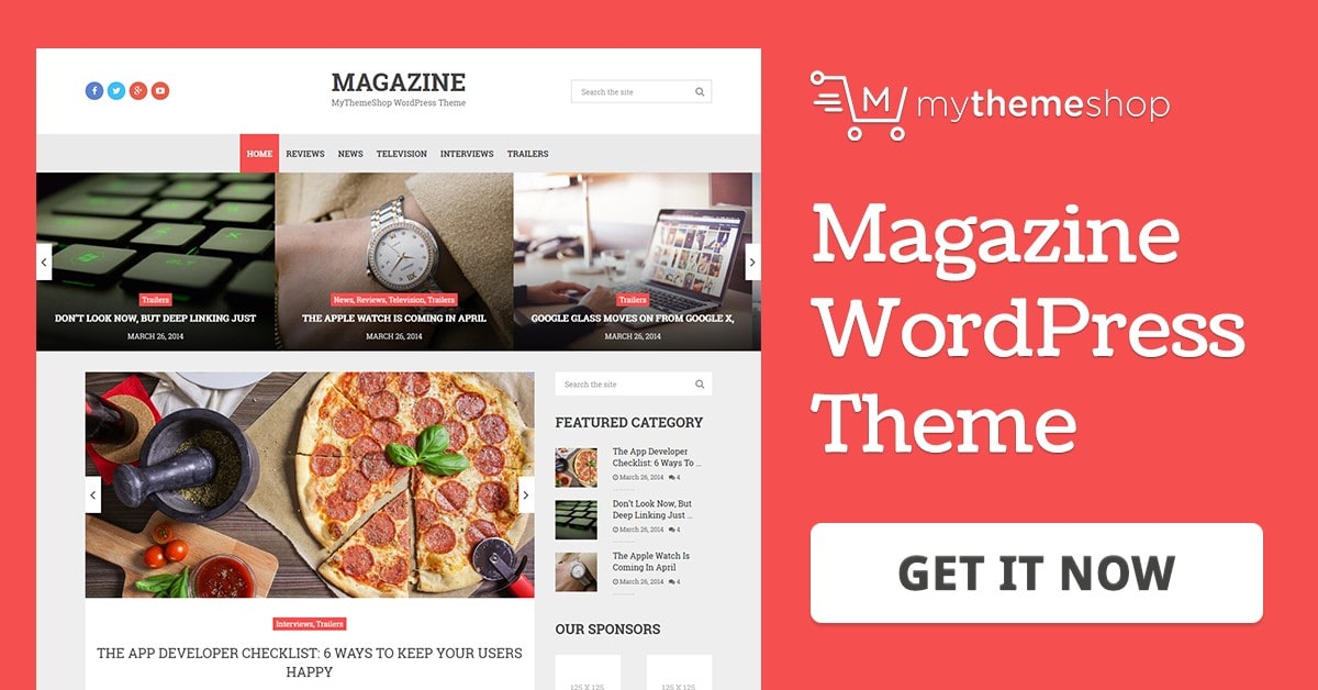 Magazine - News Style Magazine WordPress Theme @ MyThemeShop