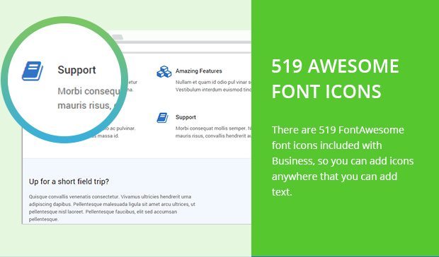 519 Awesome Font Icons