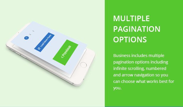 Multiple Pagination Options