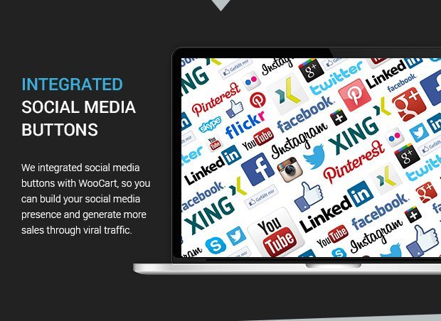 Integrated Social Media Buttons