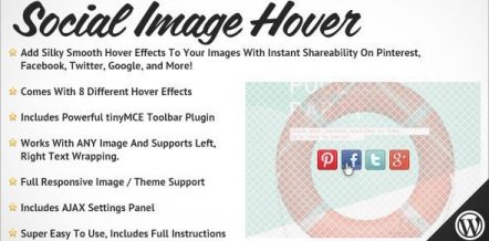 Social Buttons as overlay