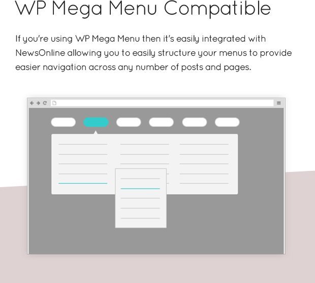 WP Mega Menu Compatible