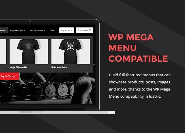 WP Mega Menu Compatible