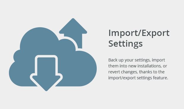 Import Export Settings