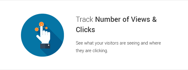 Track Number of Views and Clicks