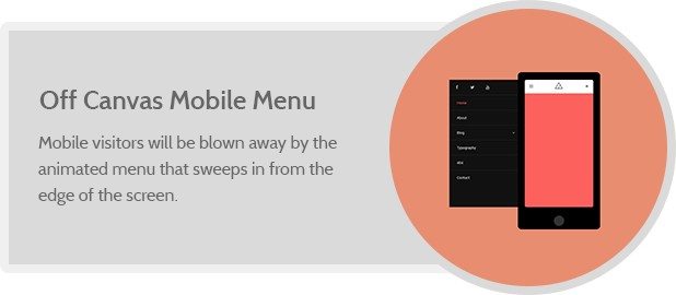 Off Canvas Mobile Menu