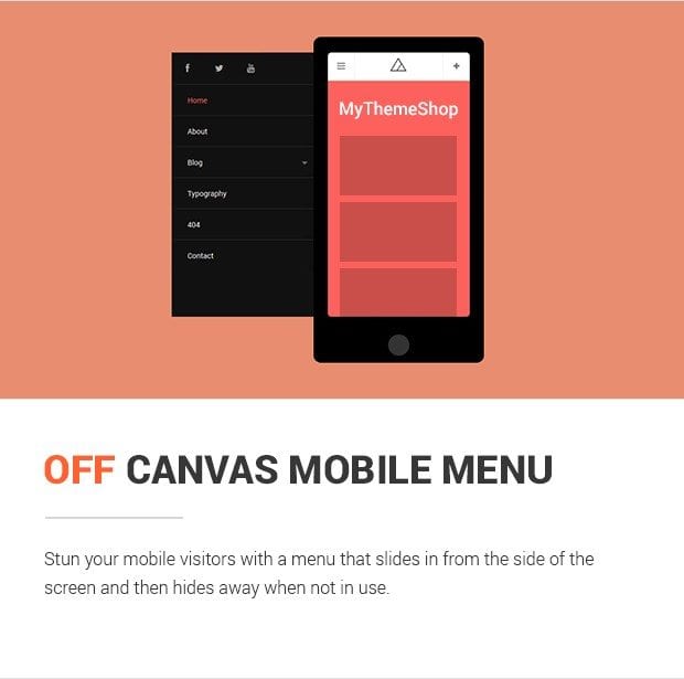 Off Canvas Mobile Menu