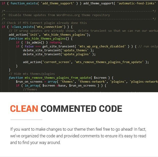 Clean Commented Code