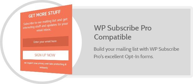 WP Subscribe Pro Compatible