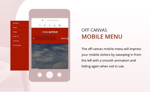 Offcanvas Mobile Menu