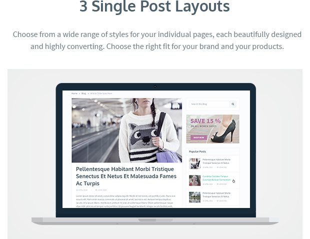 3 Single Post Layouts